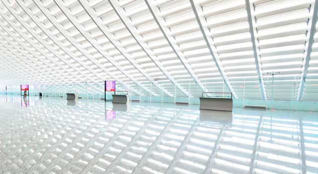 Taoyuan Airport has two passenger terminals.